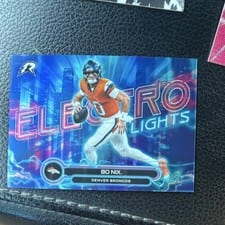 2024 Topps Resurgence Electro-Lights Bo Nix #EL-8 card