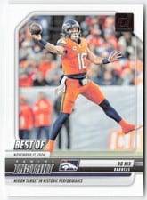 2025 Donruss Best of Instant Bo Nix #INS-BNX card