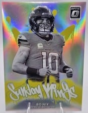 2025 Donruss Optic Sunday Kings Bo Nix #20 card