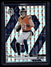 2025 Panini Mosaic Bo Nix Mosaic Blue #173 card