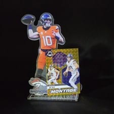 2025 Panini Mosaic Montage Bo Nix Mosaic Gold #24 card