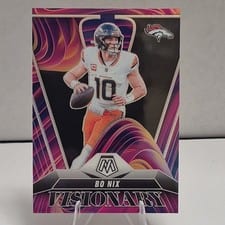 2025 Panini Mosaic Visionary Bo Nix #8 card