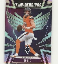 2025 Panini Phoenix Thunderbirds Bo Nix #15 card
