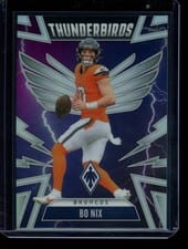 2025 Panini Phoenix Thunderbirds Bo Nix Blue #15 card