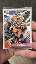 2025 Topps Cosmic Chrome Base Set Bo Nix #28 card