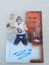 2025 Topps Signature Class Veterans Class Crystal Clear Autographs Bo Nix #VCCCA-BN card