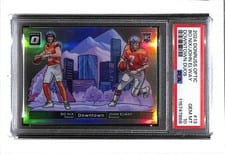 2024 Panini Donruss Optic Downtown Duos Bo Nix / John Elway #13 card