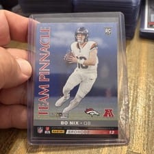 2024 Panini Encore Team Pinnacle Bo Nix/Michael Penix Jr. #12 card
