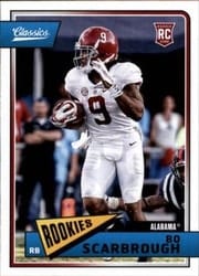 2018 Panini Classics Base Set Bo Scarbrough #248 card