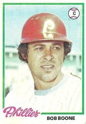 1978 Topps Base Set Bob Boone #161 card