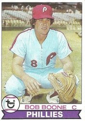 1979 Topps Base Set Bob Boone #90 card
