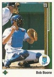 1989 Upper Deck Base Set Bob Boone #767 card