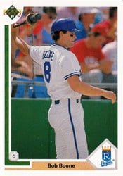 1991 Upper Deck Base Set Bob Boone #502 card