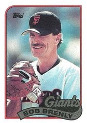 1989 Topps Base Set Bob Brenly #52 card