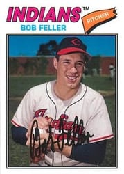 2018 Topps Archives Base Set Bob Feller #117 card