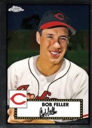 2021 Topps Chrome Platinum Anniversary Base Set Bob Feller #636 card