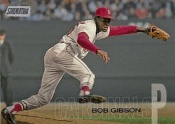 2018 Stadium Club Base Set Bob Gibson #188 card