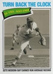 2018 Topps Archives Base Set Bob Gibson #320 card