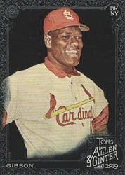 2019 Topps Allen & Ginter X Base Set Bob Gibson #281 card
