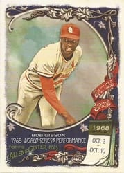 2023 Topps Allen & Ginter Spotless Spans Bob Gibson #SS-3 card