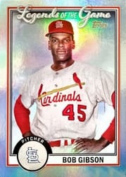 2023 Topps Legends of the Game Bob Gibson #LG-21 card