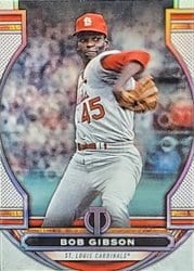 2023 Topps Tribute Base Set Bob Gibson #4 card