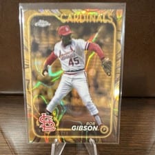 2024 Topps Gilded Collection Base Set Bob Gibson #143 card