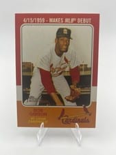 2024 Topps Heritage 1975 Retires! Bob Gibson #75R-6 card