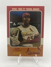 2024 Topps Heritage 1975 Retires! Bob Gibson #75R-7 card
