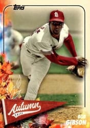 2024 Topps Update Autumn Tales Bob Gibson #AT-23 card