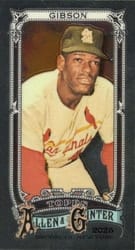 2025 Topps Allen & Ginter Mini Chrome Bob Gibson #61 card