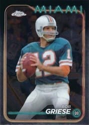 2024 Topps Chrome Base Set Bob Griese #107 card