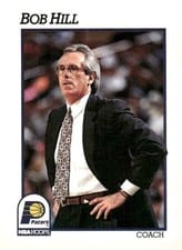 1991-92 Hoops Base Set Bob Hill #231 card