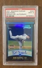 2001 Bowman Chrome Bob Keppel #345 card