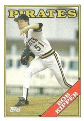 1988 Topps Base Set Bob Kipper #723 card