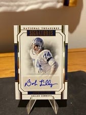 2018 National Treasures Signatures Bob Lilly card