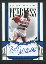 2023-24 Panini National Treasures Peerless Signatures Bob McAdoo #24 card