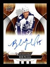 2024-25 Upper Deck Engrained Icons Autos Bob McGill #CA-CG card