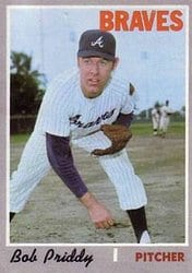 1970 Topps Base Set Bob Priddy #687 card