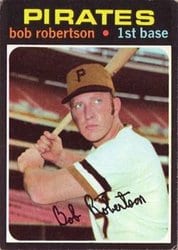 1971 Topps Base Set Bob Robertson #255 card
