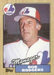 1987 Topps Base Set Bob Rodgers #293 card