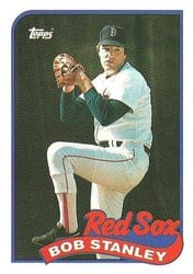1989 Topps Base Set Bob Stanley #37 card