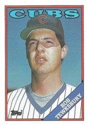 1988 Topps Base Set Bob Tewksbury #593 card