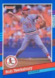 1991 Donruss Base Set Bob Tewksbury #183 card