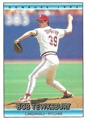1992 Donruss Base Set Bob Tewksbury #201 card