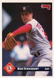 1993 Donruss Base Set Bob Tewksbury #204 card