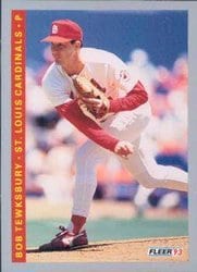 1993 Fleer Base Set Bob Tewksbury #134 card