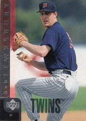 1998 Upper Deck Base Set Bob Tewksbury #134 card