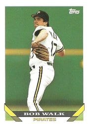 1993 Topps Base Set Bob Walk #685 card