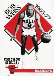 1990-91 Hoops Base Set Bob Weiss #346 card